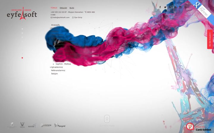 Screenshot of eyfelsoft.com