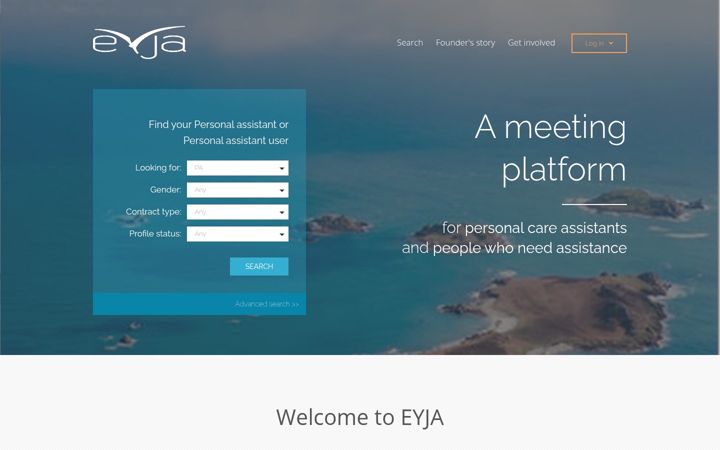Screenshot of eyja.co.uk
