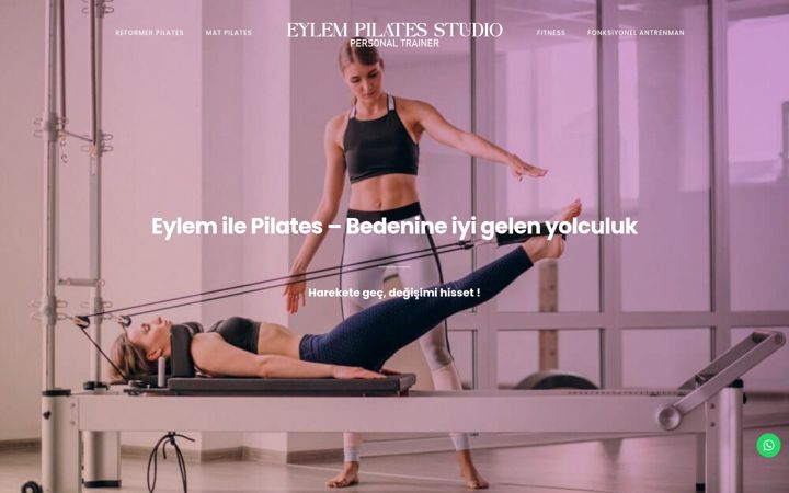 Screenshot of eylempilatesstudio.com