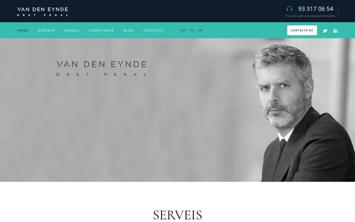 Screenshot of eynde.es