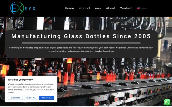 Screenshot of eyoux.com