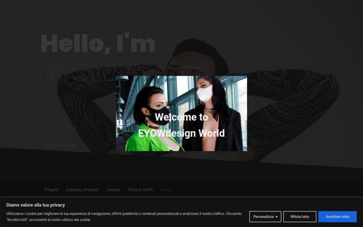 Screenshot of eyowdesign.com