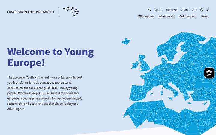 Screenshot of eyp.org