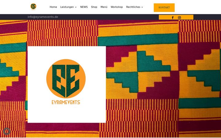 Screenshot of eyramevents.de