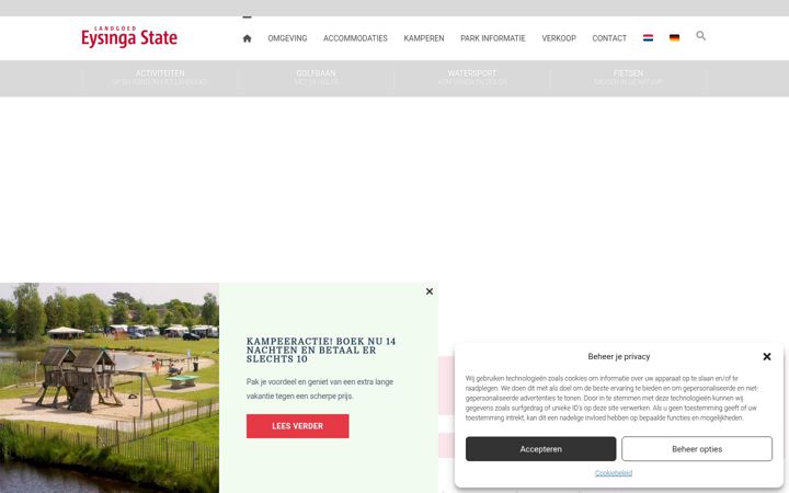 Screenshot of eysingastate.nl