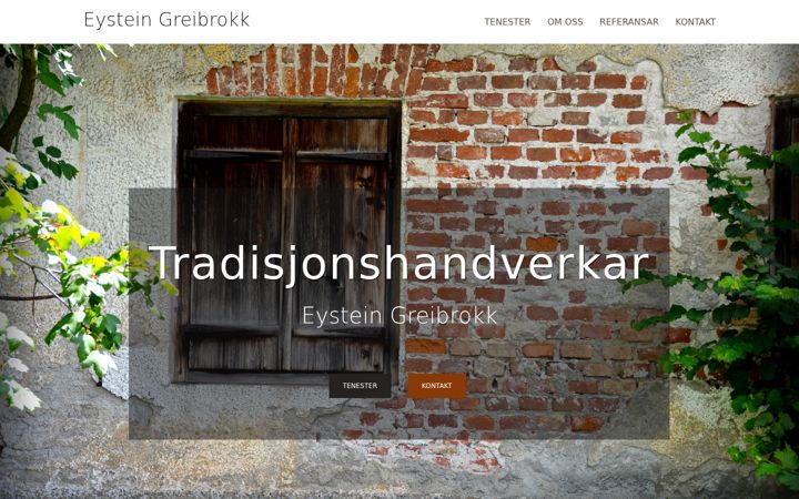 Screenshot of eysteingreibrokk.no