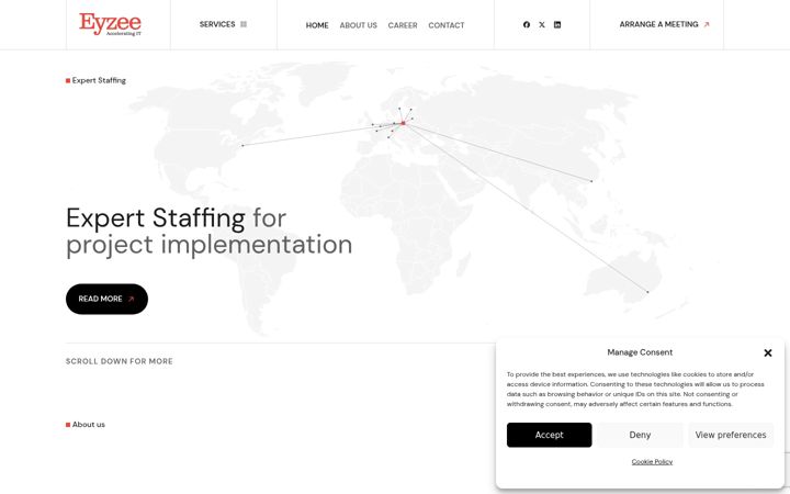 Screenshot of eyzee.com