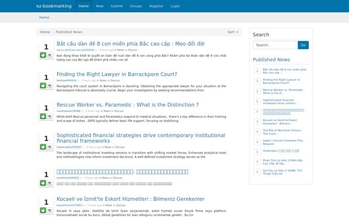 Screenshot of ez-bookmarking.com