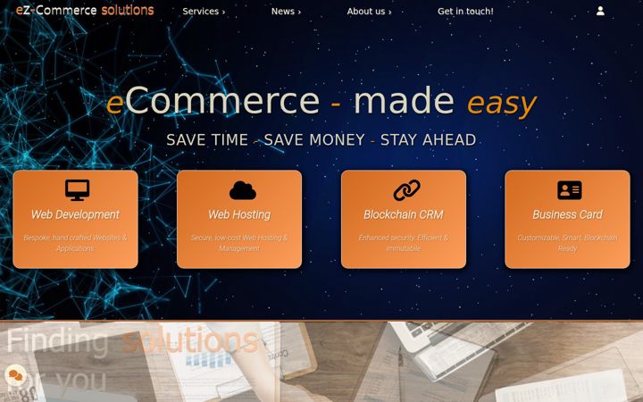 Képernyőkép: ez-commercesolutions.co.uk