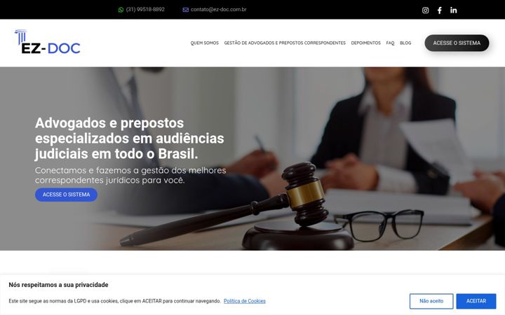 Screenshot ta' ez-doc.com.br