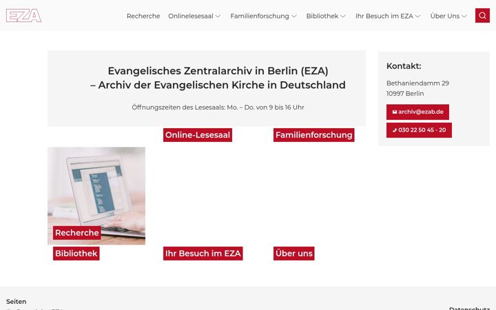 Screenshot of ezab.de