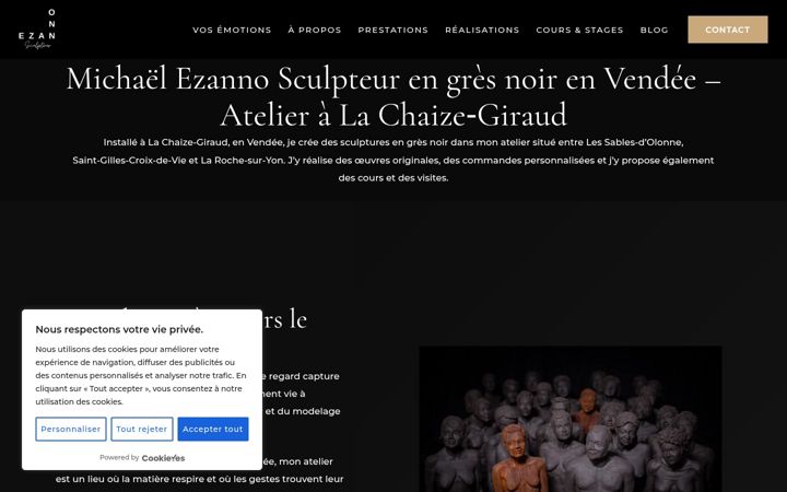 Screenshot of ezanno.fr