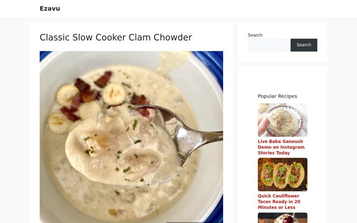 Screenshot of ezavu.com