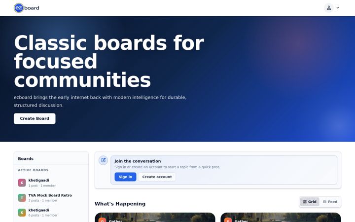 Képernyőkép: ezboard.com