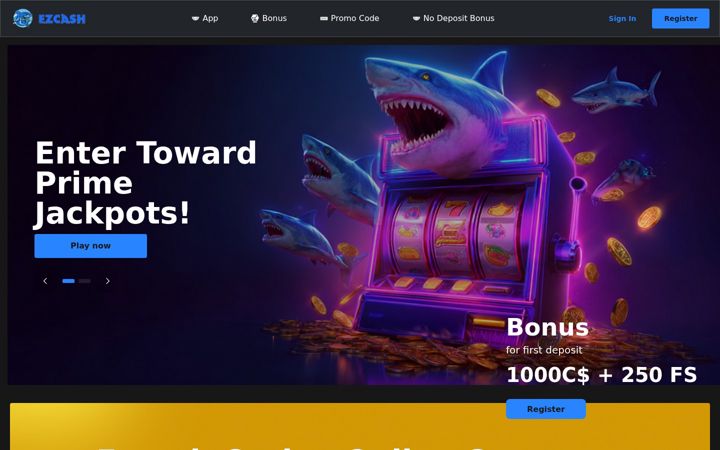 Screenshot of ezcashcasino.com