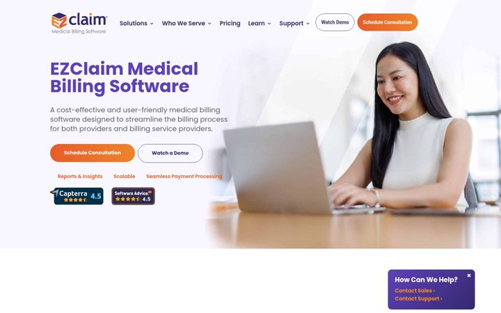 Screenshot of ezclaim.com
