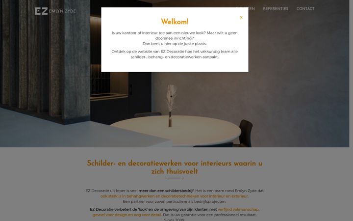 Skærmbillede af ezdecoratie.be