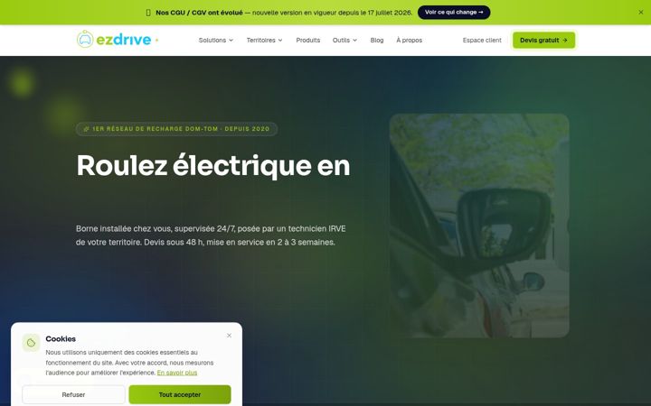 Screenshot of ezdrive.fr