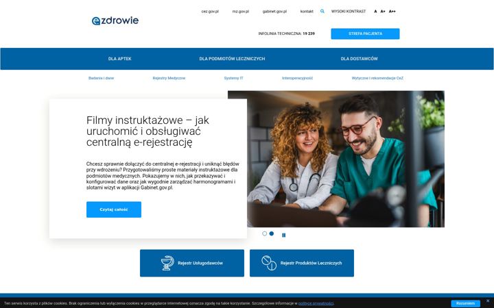 Screenshot of ezdrowie.gov.pl