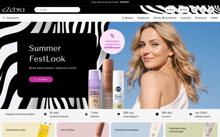 Screenshot of ezebra.pl