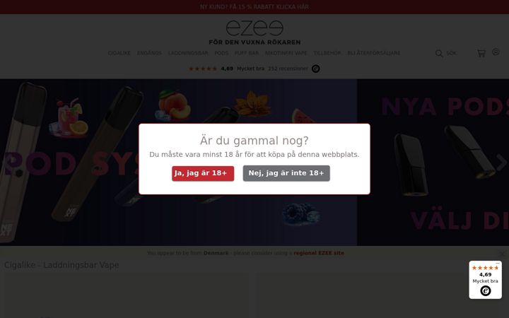 Screenshot of ezee-e.se