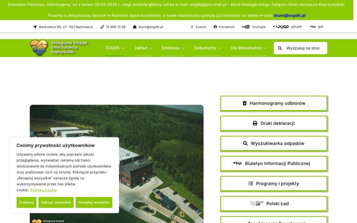 Screenshot of ezgdk.pl