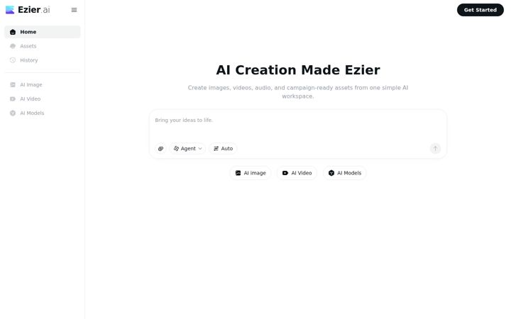 Screenshot of ezier.ai