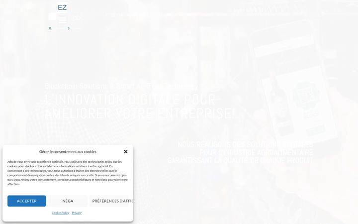 Screenshot of ezlab.fr