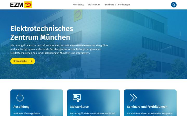 Screenshot ta' ezm-bildung.de