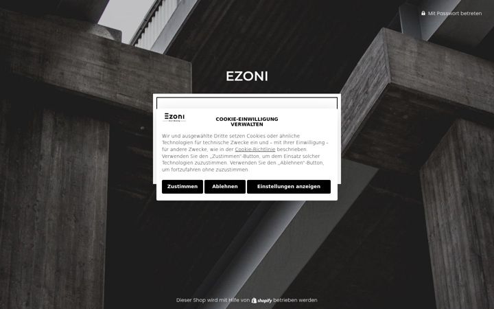 Screenshot of ezoni.de
