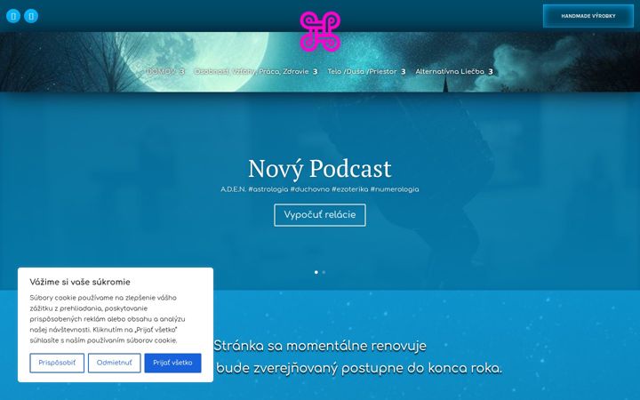 Screenshot of ezoterikaaden.sk