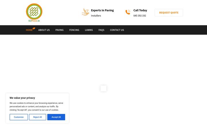 Screenshot von ezpave.ie