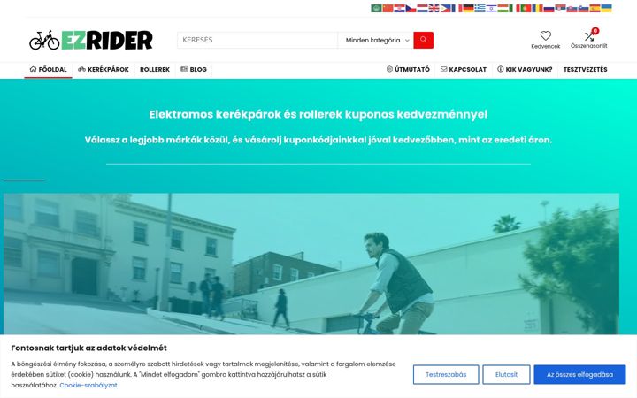 Screenshot of ezrider.hu