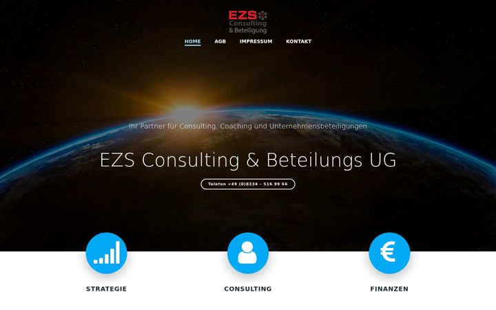 Screenshot του ezs-consult.de
