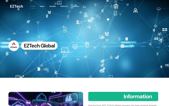 Screenshot of eztechglobal.com