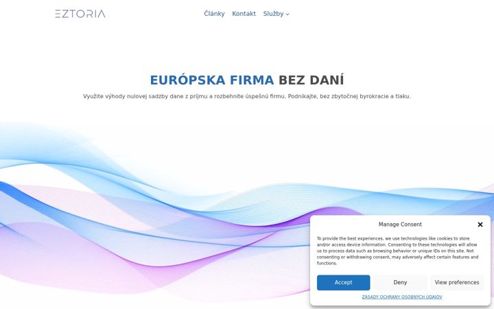 Screenshot of eztoria.eu