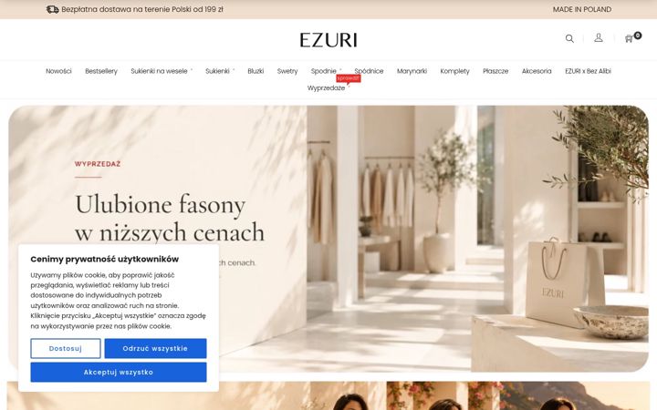 Screenshot of ezuri.pl