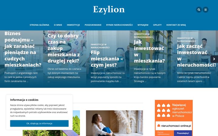 Screenshot of ezylion.pl