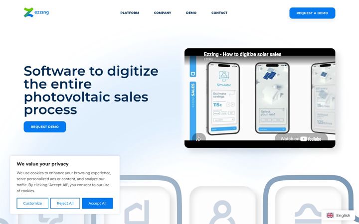 Screenshot of ezzing.com