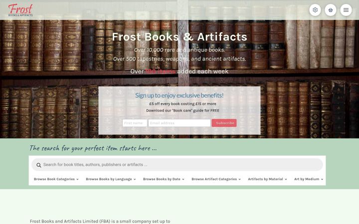 Screenshot of f-b-a.com