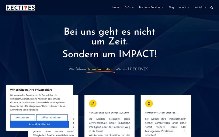 Screenshot of f-ectives.com
