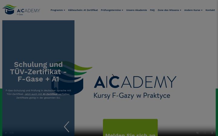 Screenshot of f-gase.de