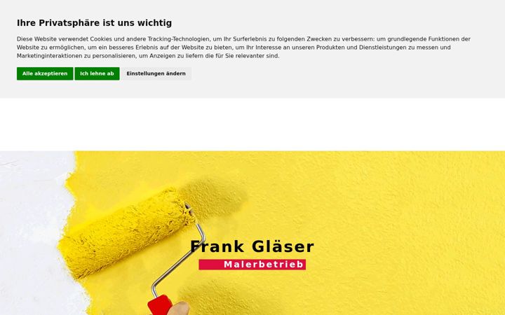 Screenshot of f-glaeser.de