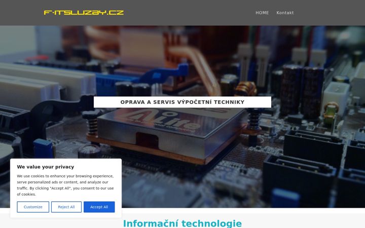 Screenshot of f-itsluzby.cz