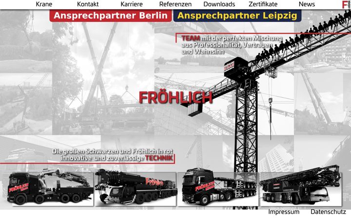 Screenshot of f-kran.de