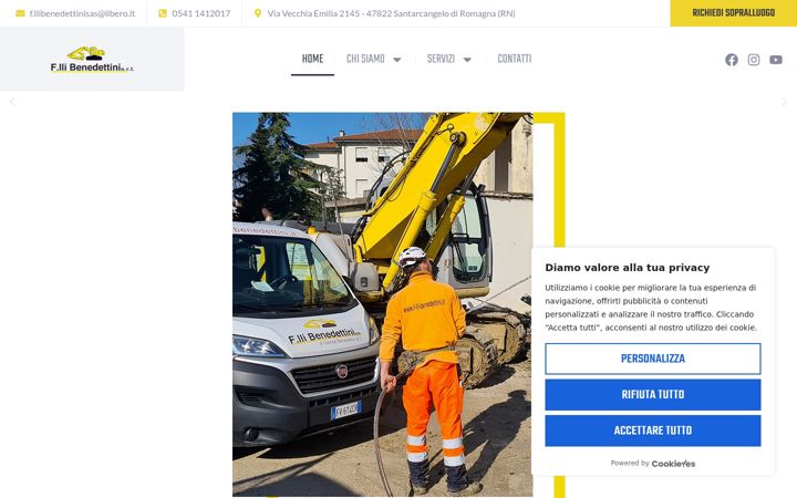 Screenshot of f-lli-benedettini.it