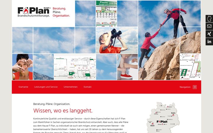 Screenshot of f-plan.de