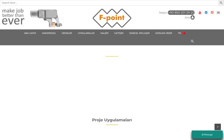 Ekrānuzņēmums no f-point.com.tr