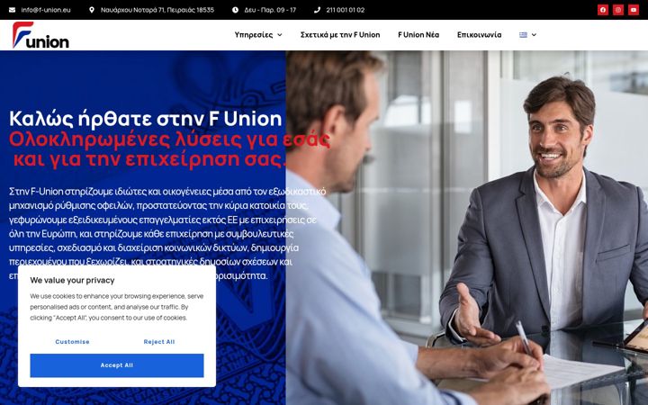 Screenshot of f-union.eu