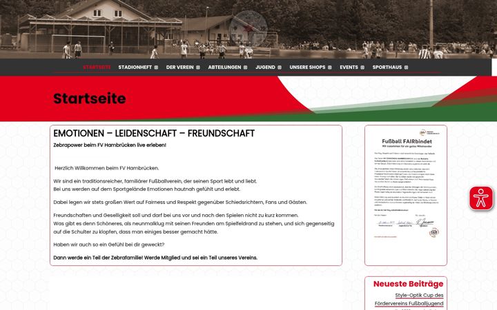 Screenshot of f-v-h.de